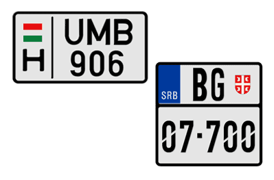 Motorcycle Custom License Plates