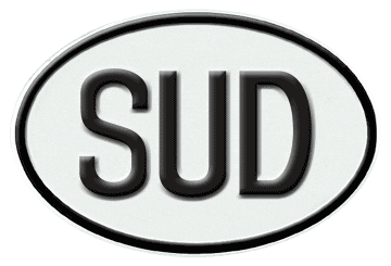 SUDAN INTERNATIONAL IDENTIFICATION OVAL PLATE