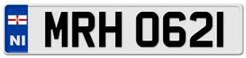 NORTHERN IRELAND EURO FRONT LICENSE PLATE ISSUED AFTER SEPTEMBER 2001 TO PRESENT FOR YOUR AUSTIN, BENTLEY, JAGUAR, LAND ROVER, MINI, MG OR ROLLS ROYCE -