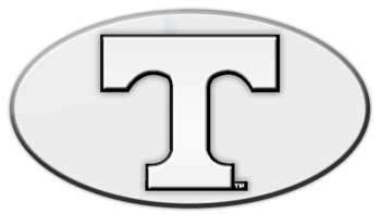 TENNESSEE NCAA (NATIONAL COLLEGIATE ATHLETIC ASSOCIATION) EMBLEM 3D OVAL TRAILER HITCH COVER