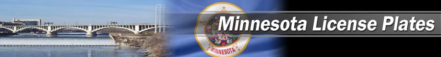 Custom/personalized reproduction Minnesota license plates
