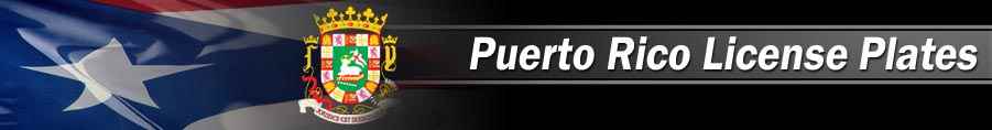 Custom/personalized reproduction Puerto Rico license plates