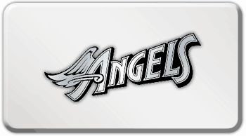 ANAHEIM ANGELS MLB (MAJOR LEAGUE BASEBALL) EMBLEM 3D RECTANGLE TRAILER HITCH COVER