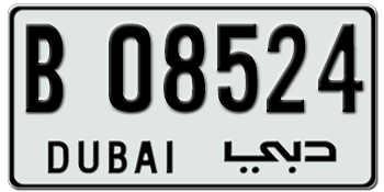 DUBAI LICENSE PLATE (UAE) -