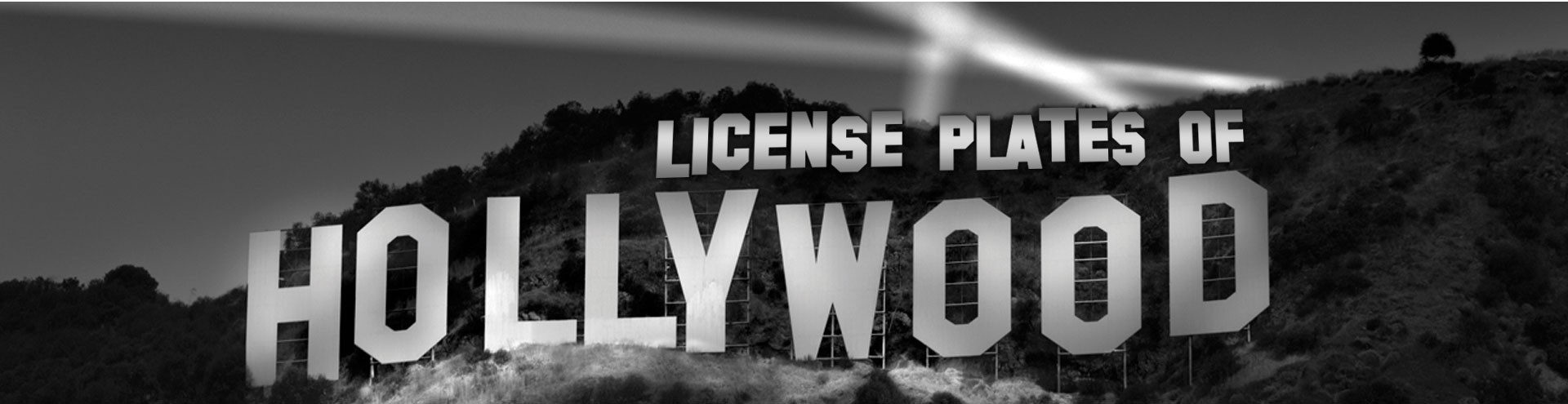 Licenseplates of Hollywood
