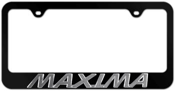 Nissan maxima chrome license plate frame #10
