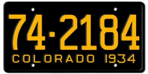 Colorado License Plates Colorado License Plates