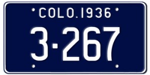 Colorado License Plates