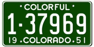 Colorado License Plates Colorado License Plates