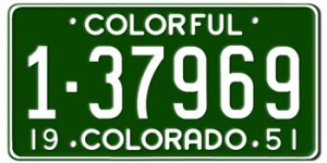 Colorado License Plates