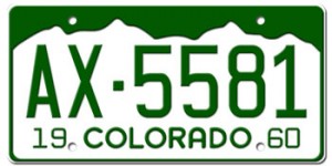 Colorado License Plates