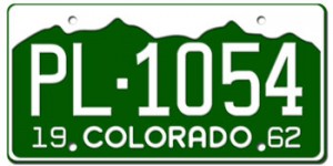 Colorado License Plates Colorado License Plates