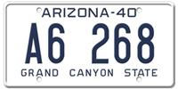 Arizona License Plates Arizona License Plates
