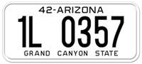 Arizona License Plates Arizona License Plates