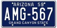 Arizona License Plates Arizona License Plates
