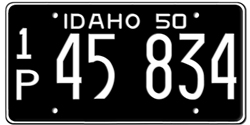 Idaho License Plates Idaho License Plates