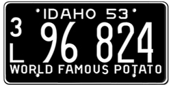 Idaho License Plates Idaho License Plates