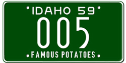 Idaho License Plates Idaho License Plates