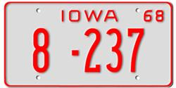 Iowa License Plates. Iowa License Plates.