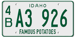 Idaho License Plates Idaho License Plates