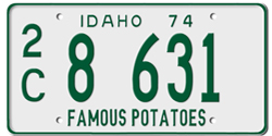 Idaho License Plates Idaho License Plates