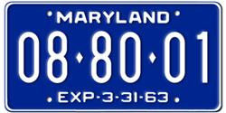 Maryland License Plates Maryland License Plates