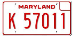 Maryland License Plates Maryland License Plates