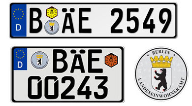 Berlin License Plates