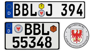 Brandenburg License Plates