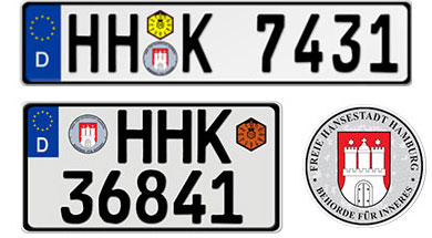 Hamburg License Plates