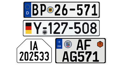 Schelswig/Holstein License Plates