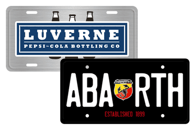 Promotional Custom License Plates