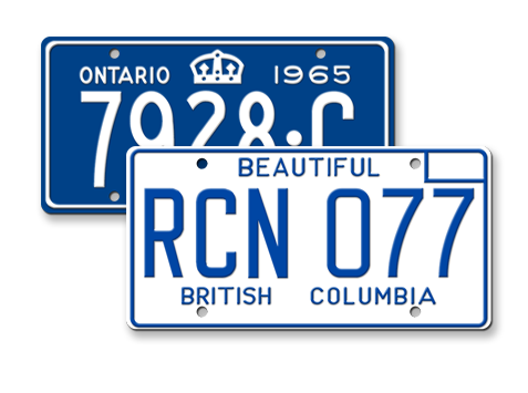 Canadian License Plates