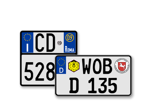 Motorcycle License Plates