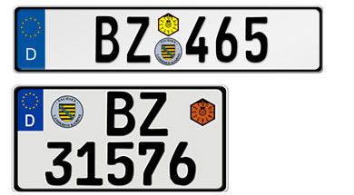 Sachsen License Plates