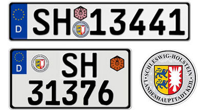Schelswig/Holstein License Plates