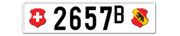 1905-1932 SWITZERLAND(BERN) LICENSE PLATE -- EMBOSSED WITH YOUR CUSTOM NUMBER