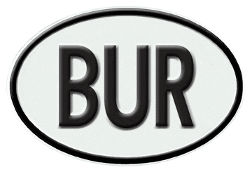 BURMA-MYANMAR INTERNATIONAL IDENTIFICATION OVAL PLATE