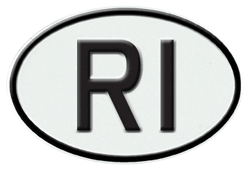 INDONESIA INTERNATIONAL IDENTIFICATION OVAL PLATE