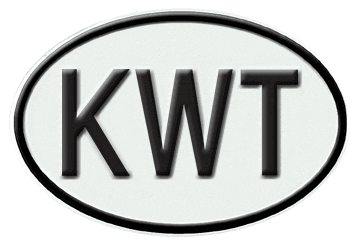 KUWAIT INTERNATIONAL IDENTIFICATION OVAL PLATE