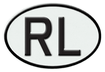 LEBANON INTERNATIONAL IDENTIFICATION OVAL PLATE