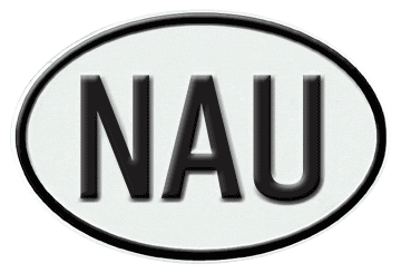 NAURU INTERNATIONAL IDENTIFICATION OVAL PLATE