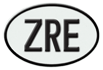 ZAIRE INTERNATIONAL IDENTIFICATION OVAL PLATE