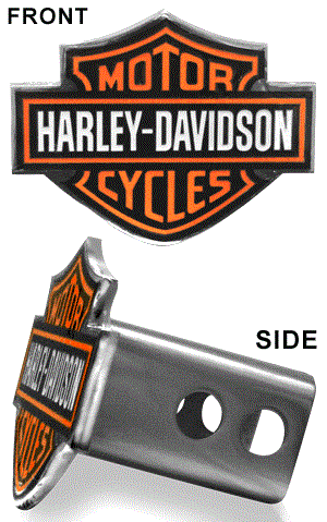 HARLEY-DAVIDSON OFFICIAL CHROME EMBLEM 3D TRAILER HITCH COVER