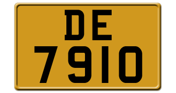 HONK KONG REAR SQUARE LICENSE PLATE FOR YOUR TRUCK/LORRY -