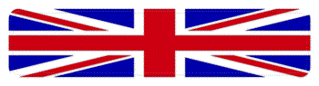 UNITED KINGDOM / GREAT BRITAIN EUROPEAN SIZE FLAG LICENSE PLATE