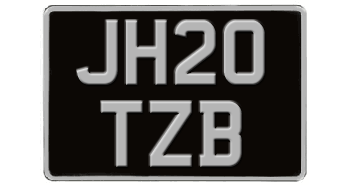 BRITAIN/UK SQUARE LICENSE PLATE ISSUED BETWEEN 1903 - 1972 FOR YOUR AUTO, TRUCK/LORRY -