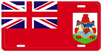 BERMUDA FLAG LICENSE PLATE
