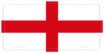 ENGLAND FLAG LICENSE PLATE