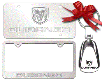 DURANGO CHROME GIFT SET WITH PLATE, FRAME, AND KEY HOLDER
